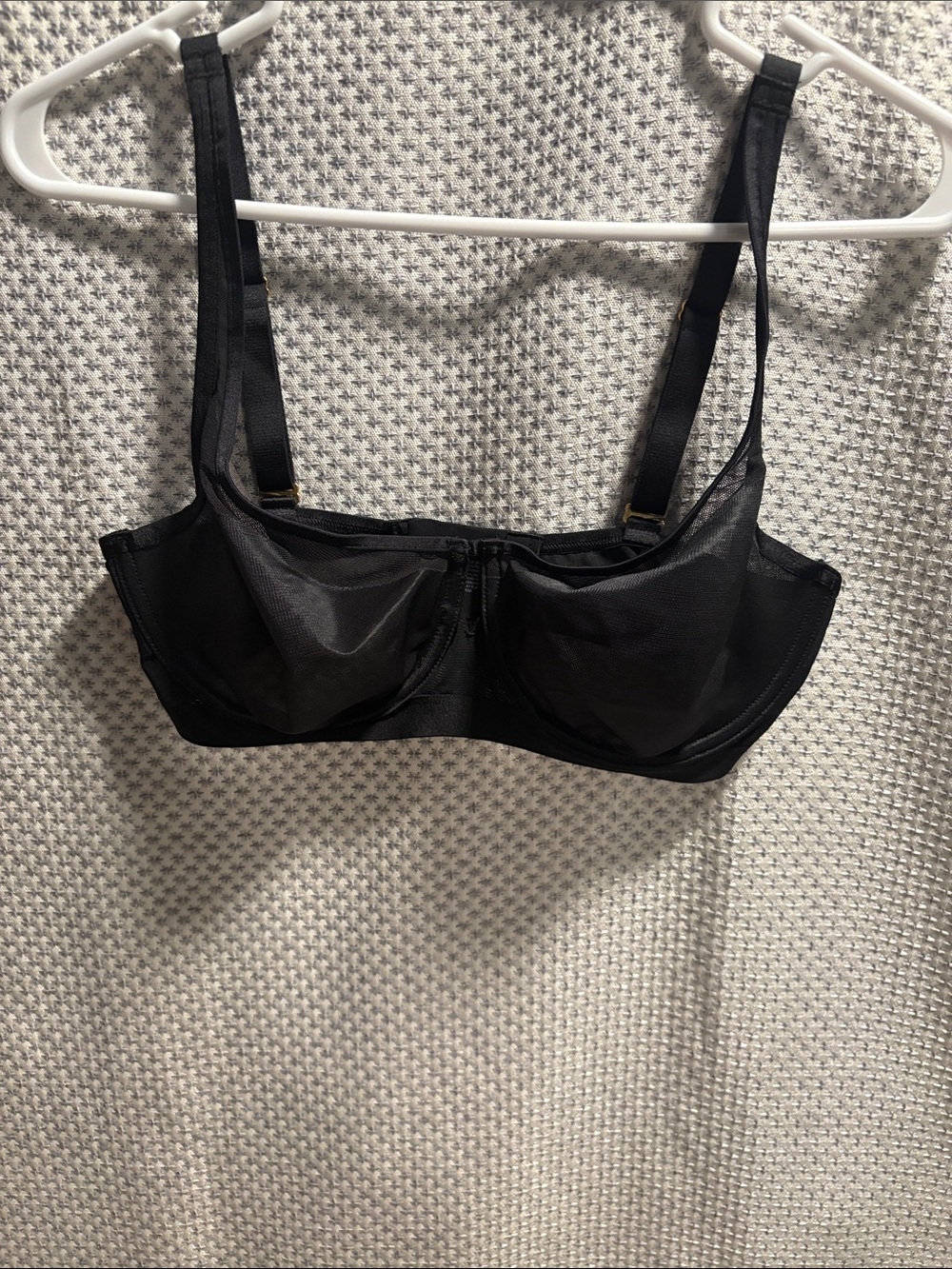 Soma Black Sheer Underwire Bra